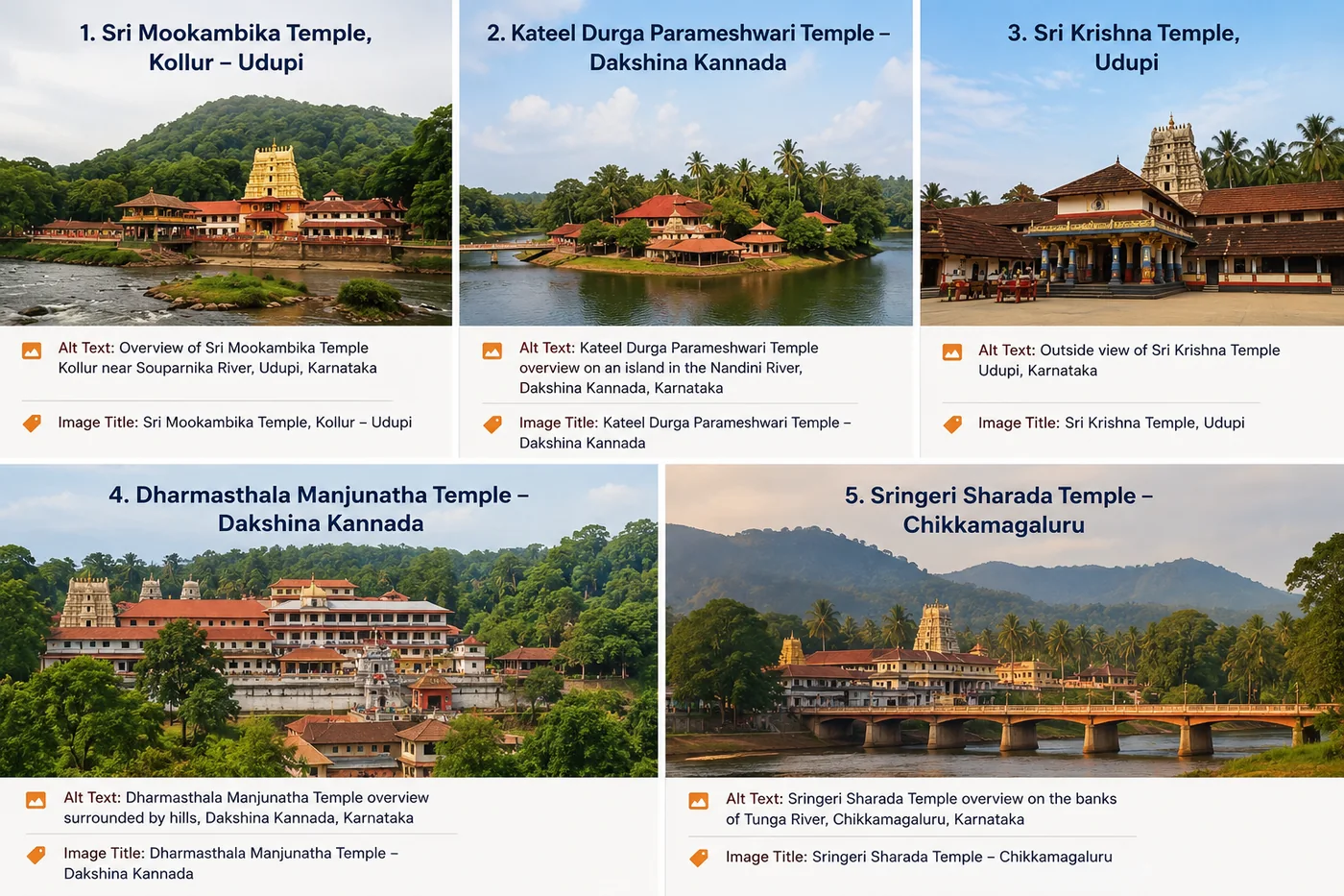 Five famous temples in Karnataka for faith, nature, heritage and wellness traditions